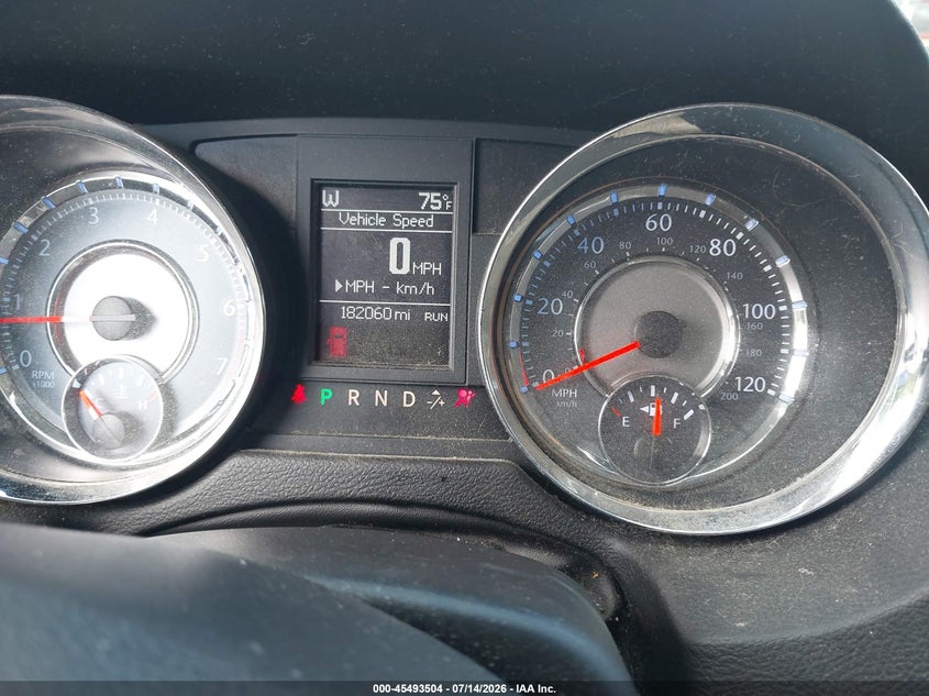 2013 Chrysler Town & country VIN 2C4RC1CG1DR737538 IAAI salvage auction — FRONT END, Clear (Virginia), sold $525 on 2026-07-19 (photo 7)