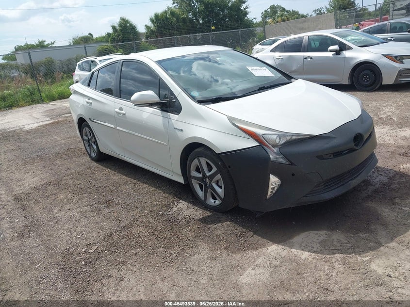 2016 Toyota Prius VIN JTDKARFU3G3006310 IAAI salvage auction — ENGINE DAMAGE, Clear (Florida), sold $6,950 on 2026-07-15 (photo 1)