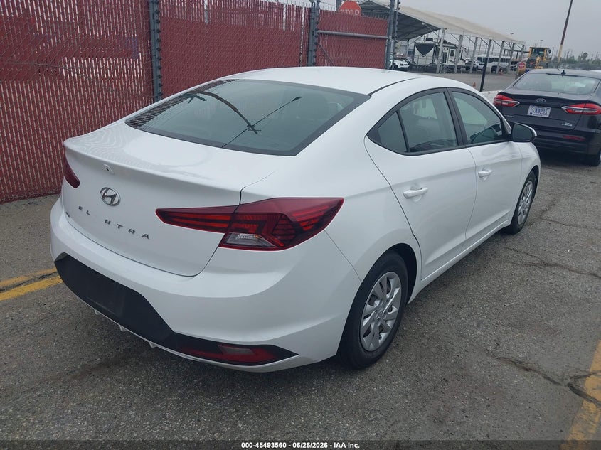 2019 Hyundai Elantra VIN 5NPD74LF7KH479172 IAAI salvage auction — FRONT END, Sf97 (California), sold $8,200 on 2026-07-28 (photo 4)