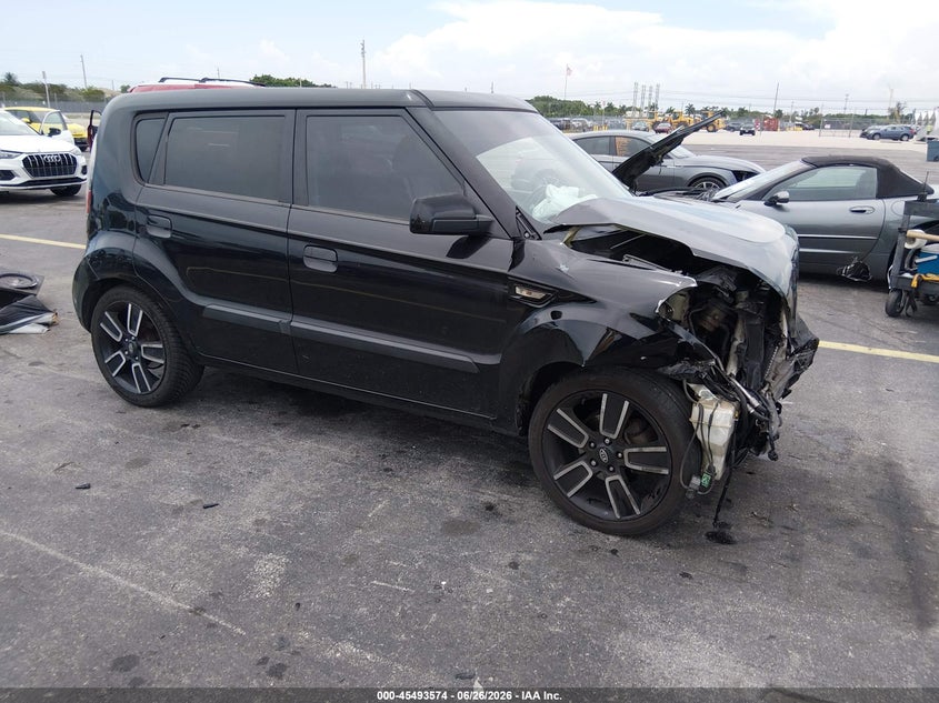 2010 Kia Soul VIN KNDJT2A21A7126982 IAAI salvage auction — FRONT END, Rebuildable (Florida), sold $25 on 2026-07-16 (photo 1)