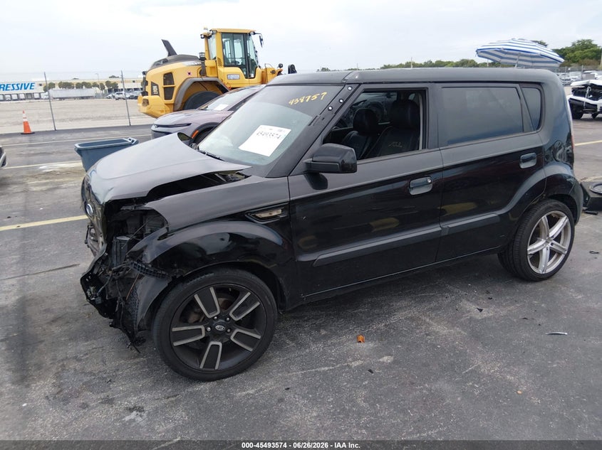 2010 Kia Soul VIN KNDJT2A21A7126982 IAAI salvage auction — FRONT END, Rebuildable (Florida), sold $25 on 2026-07-16 (photo 2)