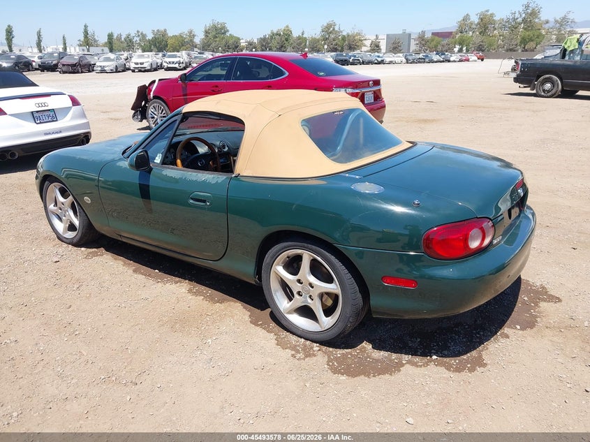 2001 Mazda Mx-5 VIN JM1NB353010210734 IAAI salvage auction — NORMAL WEAR, Clear - Dealer Only (California), sold $1,750 on 2026-07-06 (photo 3)