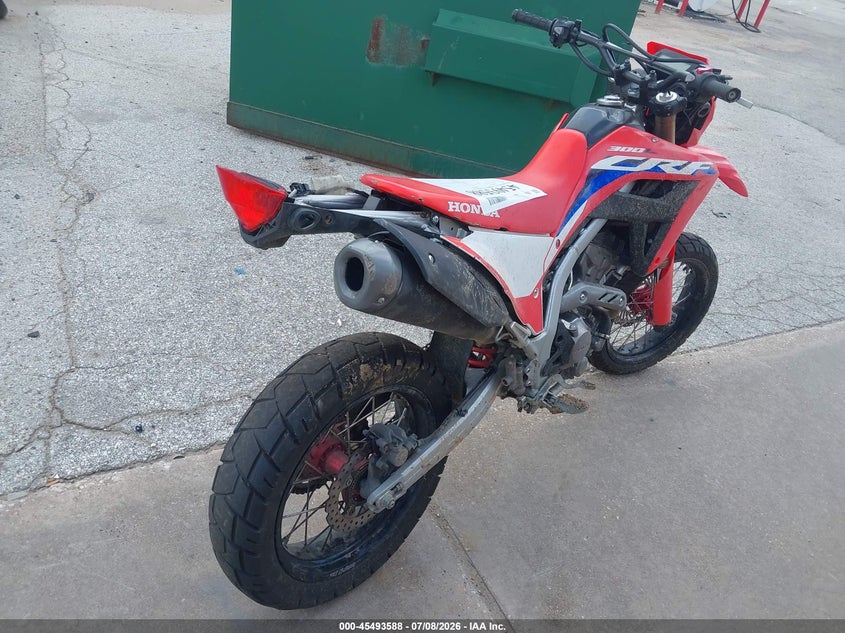 2023 Honda Crf VIN MLHND1617P5200397 IAAI salvage auction — THEFT, Salvage Title, sold $525 on 2026-07-22 (photo 4)