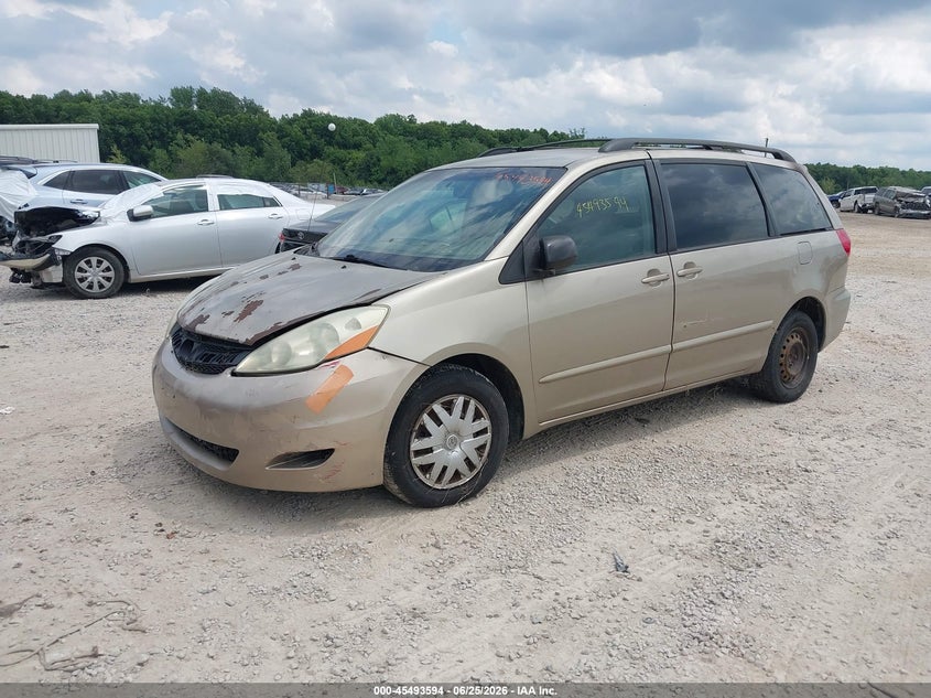 2006 Toyota Sienna VIN 5TDZA23C46S390001 IAAI salvage auction — NORMAL WEAR, Original (Ohio), sold $675 on 2026-07-08 (photo 2)