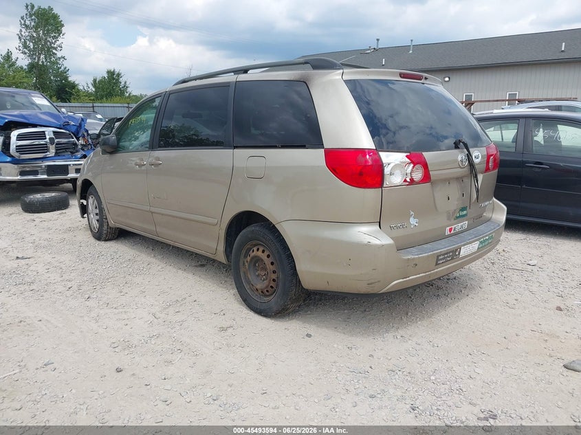 2006 Toyota Sienna VIN 5TDZA23C46S390001 IAAI salvage auction — NORMAL WEAR, Original (Ohio), sold $675 on 2026-07-08 (photo 3)