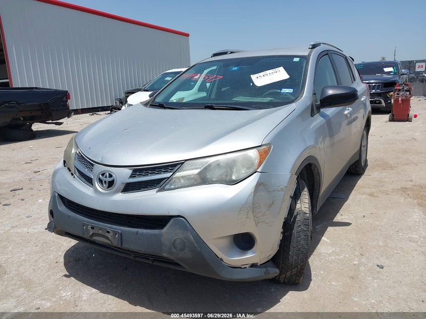 2014 Toyota Rav 4 VIN 2T3ZFREV6EW114165 IAAI salvage auction — FRONT & REAR, Salvage (Texas), sold $2,850 on 2026-09-03 (photo 2)