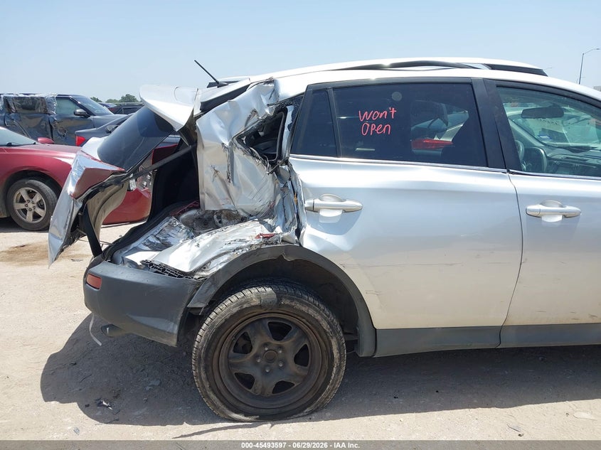 2014 Toyota Rav 4 VIN 2T3ZFREV6EW114165 IAAI salvage auction — FRONT & REAR, Salvage (Texas), sold $2,850 on 2026-09-03 (photo 6)