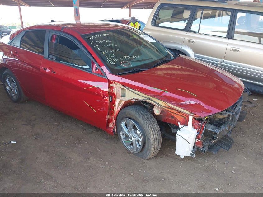 2024 Hyundai Elantra VIN KMHLL4DG5RU660068 IAAI salvage auction — FRONT END, Salvage (Arizona), sold $5,700 on 2026-07-28 (photo 1)