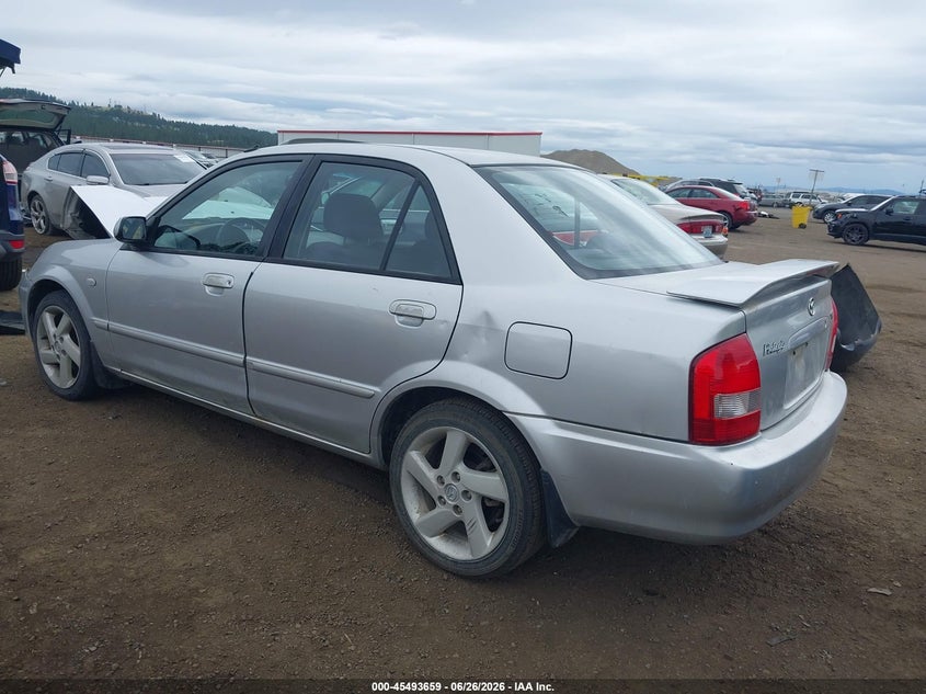 2002 Mazda Protege VIN JM1BJ226320638927 IAAI salvage auction — FRONT & REAR, Bill Of Sale (Washington), sold $300 on 2026-07-14 (photo 3)