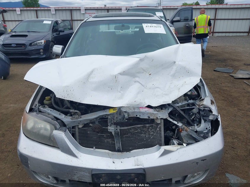 2002 Mazda Protege VIN JM1BJ226320638927 IAAI salvage auction — FRONT & REAR, Bill Of Sale (Washington), sold $300 on 2026-07-14 (photo 6)