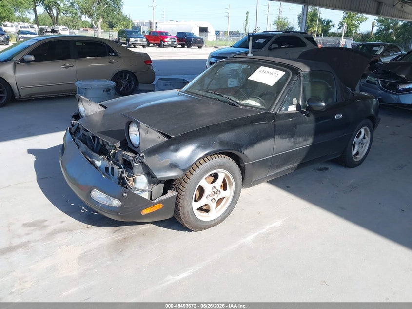 1992 Mazda Mx-5 VIN JM1NA3511N1316854 IAAI salvage auction — NORMAL WEAR, Clear (Florida), sold $225 on 2026-07-22 (photo 2)