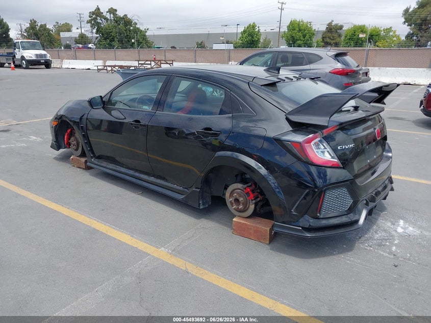 2019 Honda Civic type r VIN SHHFK8G72KU203626 IAAI salvage auction — THEFT, Salvage (California), sold $8,000 on 2026-07-27 (photo 3)