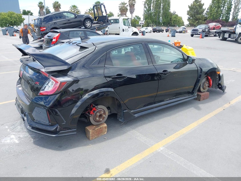 2019 Honda Civic type r VIN SHHFK8G72KU203626 IAAI salvage auction — THEFT, Salvage (California), sold $8,000 on 2026-07-27 (photo 4)