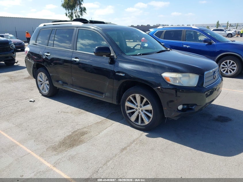 2008 Toyota Highlander hybrid VIN JTEEW44A982007703 IAAI salvage auction — REAR END, Salvage (California), sold $2,700 on 2026-07-20 (photo 1)