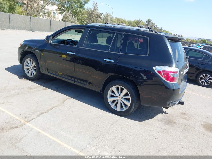 2008 Toyota Highlander hybrid VIN JTEEW44A982007703 IAAI salvage auction — REAR END, Salvage (California), sold $2,700 on 2026-07-20 (photo 3)