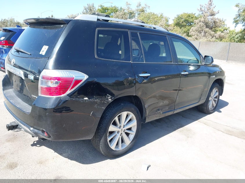 2008 Toyota Highlander hybrid VIN JTEEW44A982007703 IAAI salvage auction — REAR END, Salvage (California), sold $2,700 on 2026-07-20 (photo 6)