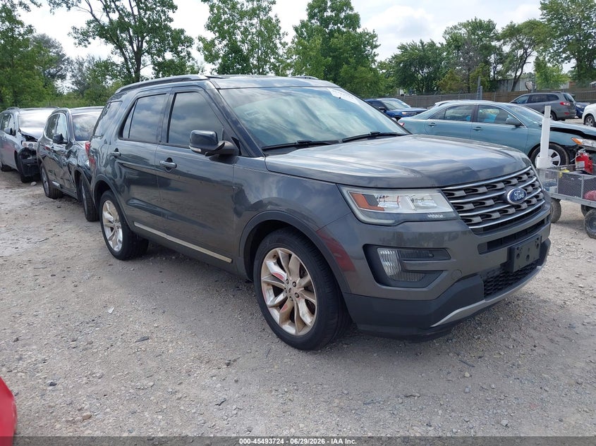 2016 Ford Explorer VIN 1FM5K8D87GGA17292 IAAI salvage auction — NORMAL WEAR, Clear (Indiana), sold $1,125 on 2026-07-23 (photo 1)