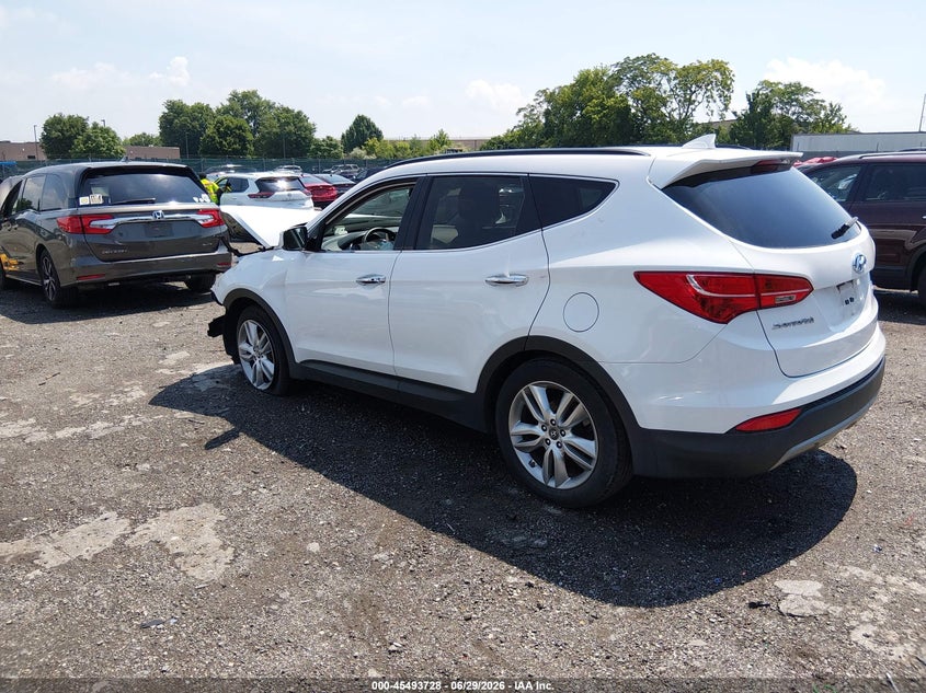 2013 Hyundai Santa fe VIN 5XYZUDLA6DG086180 IAAI salvage auction — FRONT END, Salvage (Pennsylvania), sold $575 on 2026-07-17 (photo 3)