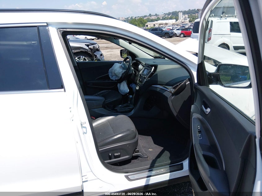 2013 Hyundai Santa fe VIN 5XYZUDLA6DG086180 IAAI salvage auction — FRONT END, Salvage (Pennsylvania), sold $575 on 2026-07-17 (photo 5)