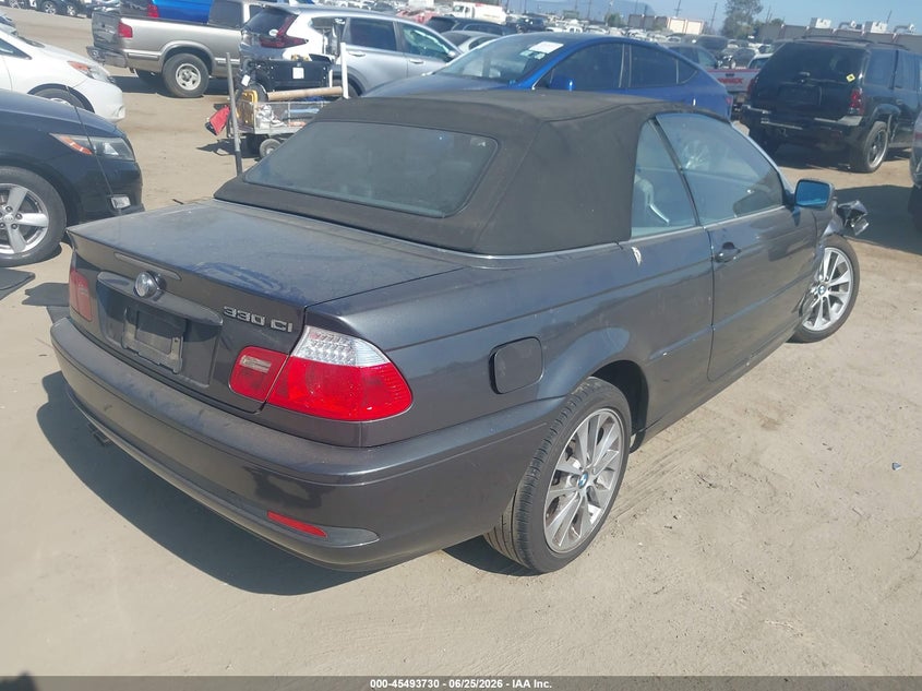2006 BMW 3 series VIN WBABW53436PZ40406 IAAI salvage auction — NORMAL WEAR, Salvage (California), sold $1,000 on 2026-07-08 (photo 4)