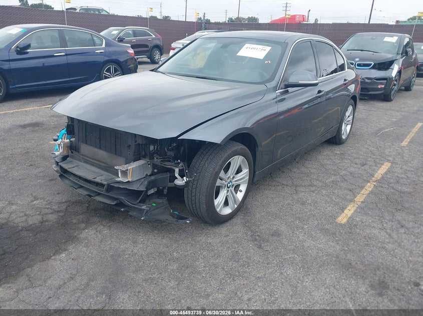 2018 BMW 3er VIN WBA8B9C59JEE82867 IAAI salvage auction — FRONT END, Salvage (California), sold $5,000 on 2026-07-09 (photo 2)