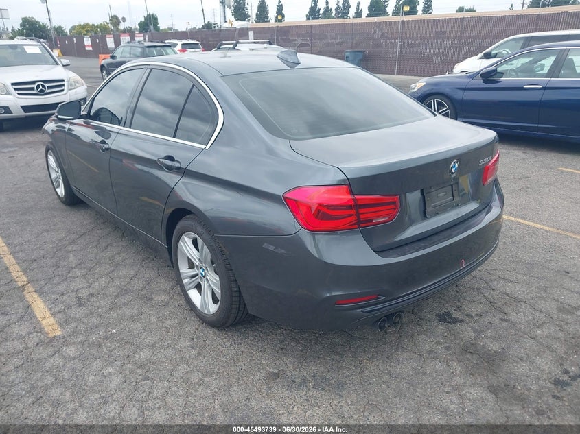 2018 BMW 3er VIN WBA8B9C59JEE82867 IAAI salvage auction — FRONT END, Salvage (California), sold $5,000 on 2026-07-09 (photo 3)