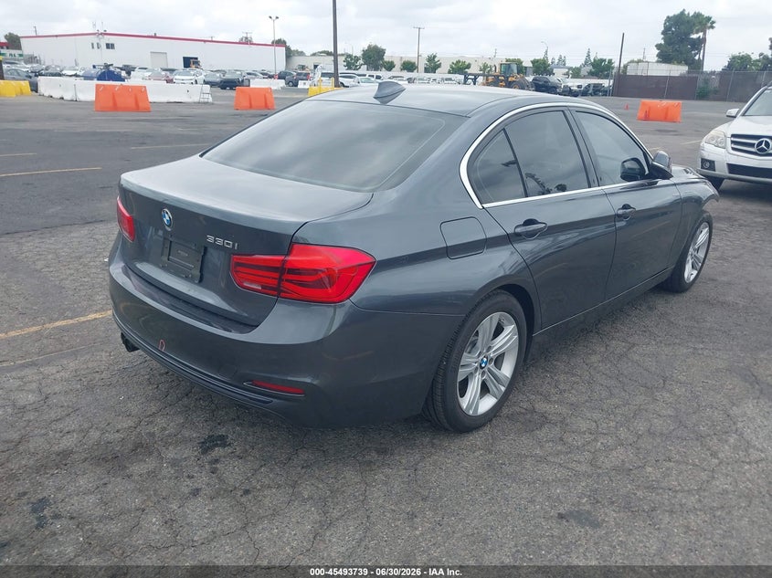 2018 BMW 3er VIN WBA8B9C59JEE82867 IAAI salvage auction — FRONT END, Salvage (California), sold $5,000 on 2026-07-09 (photo 4)
