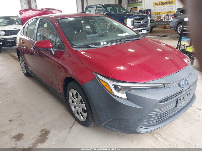 2024 Toyota Corolla VIN JTDBCMFE9RJ022970 IAAI salvage auction — REAR END, Salvage Title, sold $4,350 on 2026-07-30 (photo 1)
