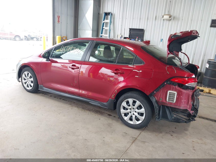 2024 Toyota Corolla VIN JTDBCMFE9RJ022970 IAAI salvage auction — REAR END, Salvage Title, sold $4,350 on 2026-07-30 (photo 3)