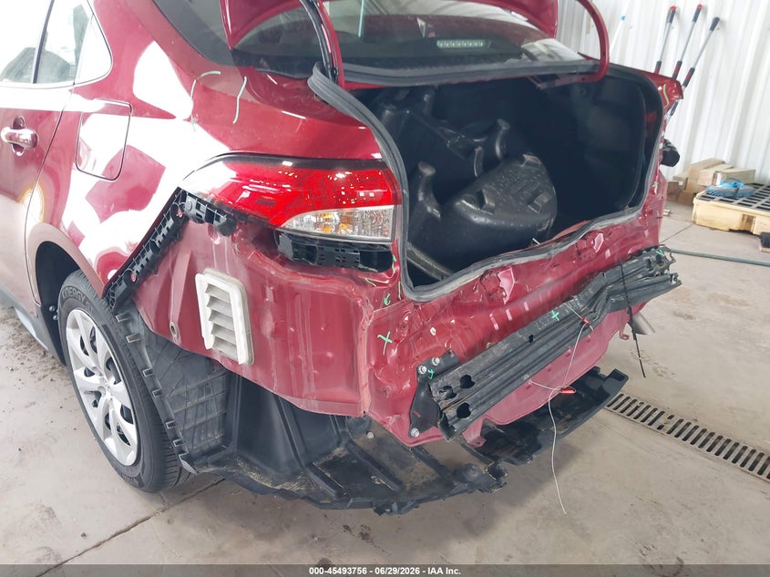 2024 Toyota Corolla VIN JTDBCMFE9RJ022970 IAAI salvage auction — REAR END, Salvage Title, sold $4,350 on 2026-07-30 (photo 6)
