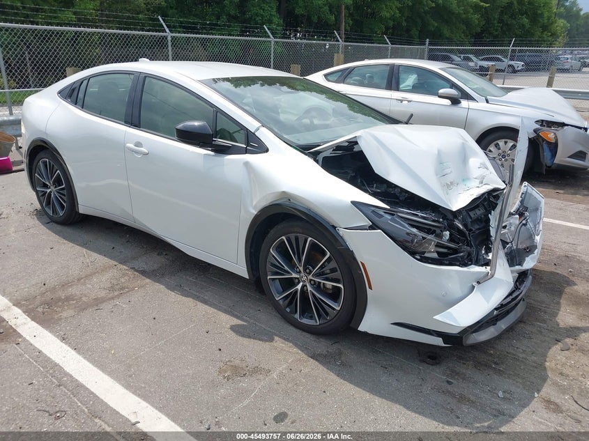 2023 Toyota Prius VIN JTDACAAU6P3005683 IAAI salvage auction — FRONT END, Salvage (North Carolina), sold $5,800 on 2026-07-30 (photo 1)