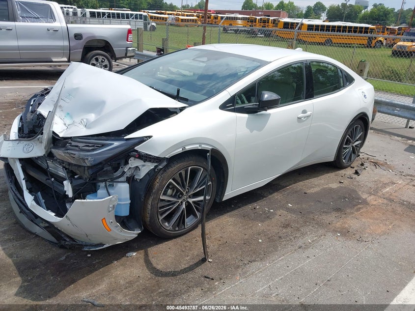2023 Toyota Prius VIN JTDACAAU6P3005683 IAAI salvage auction — FRONT END, Salvage (North Carolina), sold $5,800 on 2026-07-30 (photo 2)