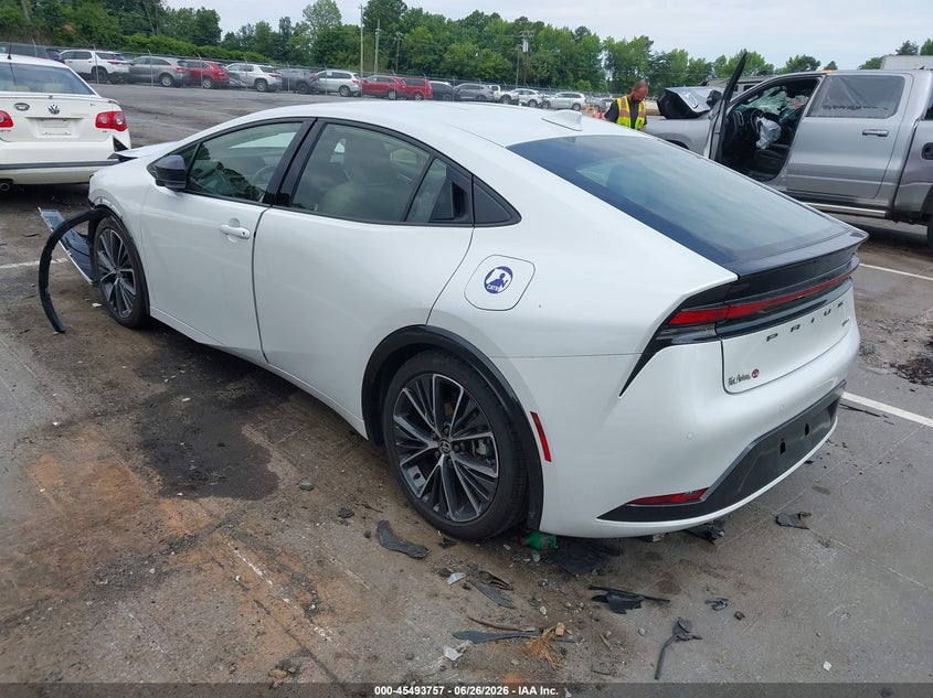 2023 Toyota Prius VIN JTDACAAU6P3005683 IAAI salvage auction — FRONT END, Salvage (North Carolina), sold $5,800 on 2026-07-30 (photo 3)