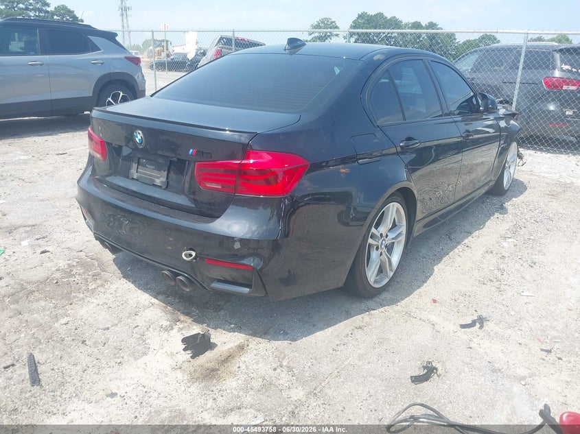 2018 BMW M3 VIN WBS8M9C56J5J80066 IAAI salvage auction — FRONT END, Wait Title, sold $10,200 on 2026-08-23 (photo 4)
