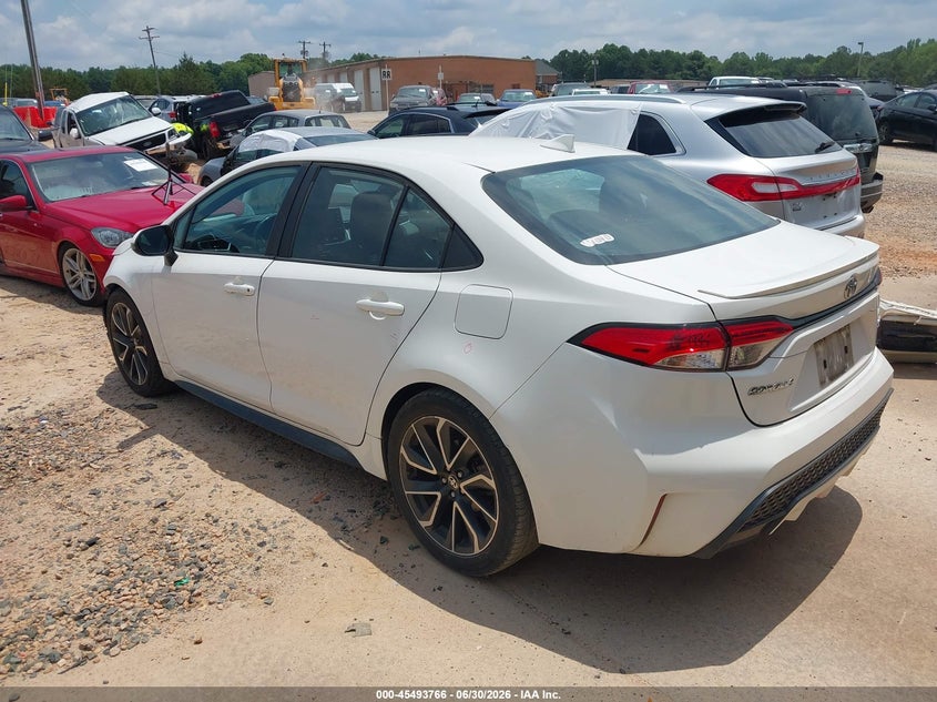 2020 Toyota Corolla VIN 5YFS4RCE3LP038633 IAAI salvage auction — FRONT END, Salvage (North Carolina), sold $25 on 2026-07-30 (photo 3)