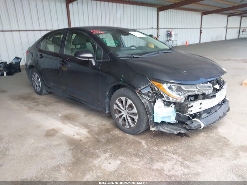 2022 Toyota Corolla VIN JTDEAMDEXNJ055301 IAAI salvage auction — LEFT FRONT, Salvage (California), sold $7,800 on 2026-07-16 (photo 1)