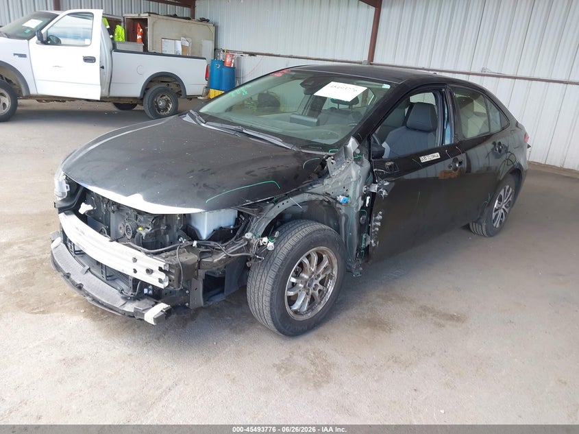 2022 Toyota Corolla VIN JTDEAMDEXNJ055301 IAAI salvage auction — LEFT FRONT, Salvage (California), sold $7,800 on 2026-07-16 (photo 2)