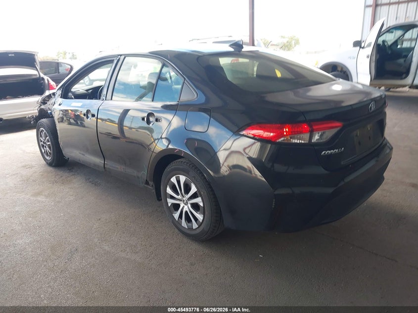 2022 Toyota Corolla VIN JTDEAMDEXNJ055301 IAAI salvage auction — LEFT FRONT, Salvage (California), sold $7,800 on 2026-07-16 (photo 3)