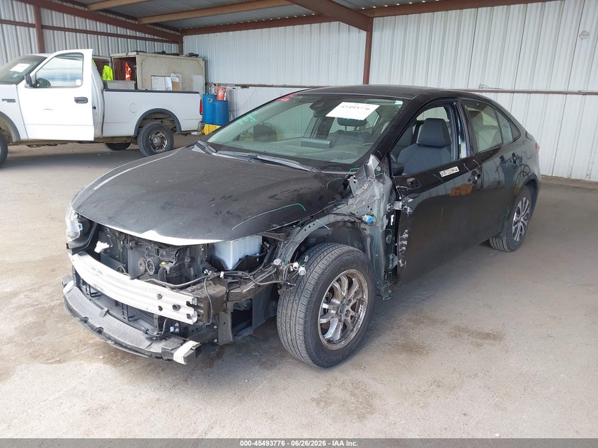 2022 Toyota Corolla VIN JTDEAMDEXNJ055301 IAAI salvage auction — LEFT FRONT, Salvage (California), sold $7,800 on 2026-07-16 (photo 6)