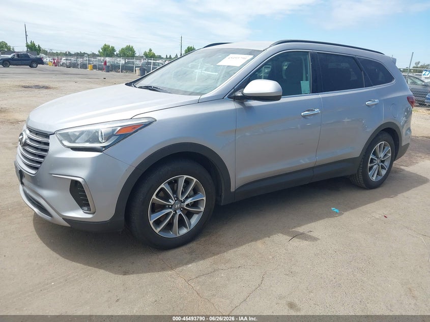2018 Hyundai Santa fe VIN KM8SM4HF9JU274509 IAAI salvage auction — NORMAL WEAR, Clear - Dealer Only (California), sold $1,050 on 2026-07-15 (photo 2)