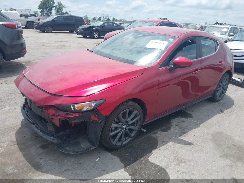2021 Mazda 3 VIN JM1BPBKL5M1338548 IAAI salvage auction — FRONT END, Salvage (Iowa), sold $4,050 on 2026-07-28 (photo 2)