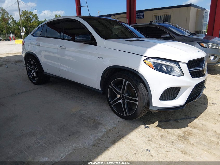 2019 Mercedes-benz Amg gle coupe VIN 4JGED6EB5KA142764 IAAI salvage auction — REAR END, Salvage Title, sold $18,600 on 2026-07-23 (photo 1)
