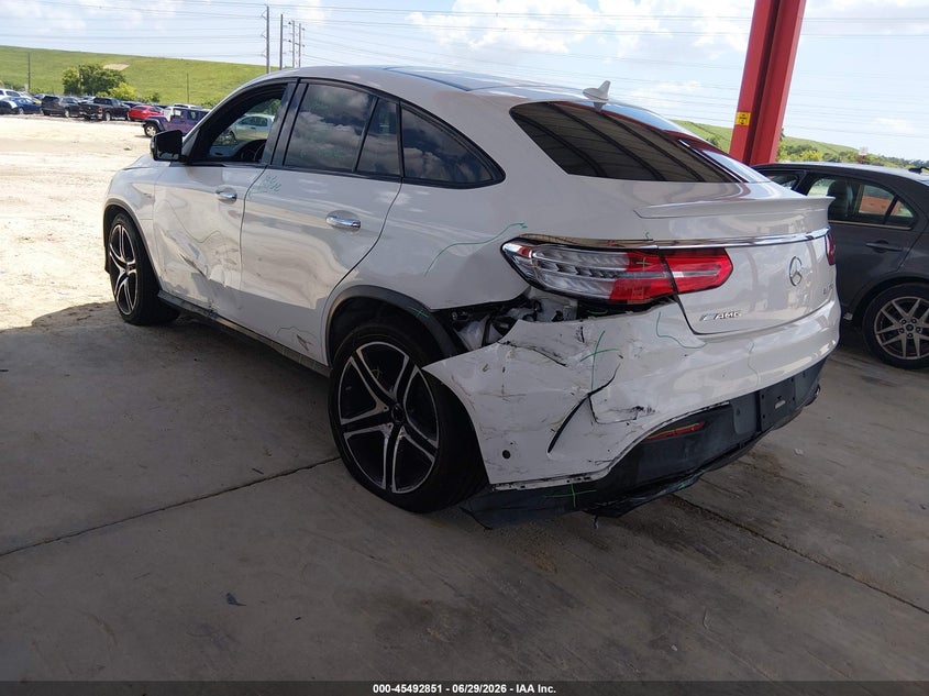 2019 Mercedes-benz Amg gle coupe VIN 4JGED6EB5KA142764 IAAI salvage auction — LEFT REAR, Salvage Title, sold $19,100 on 2026-07-28 (photo 3)