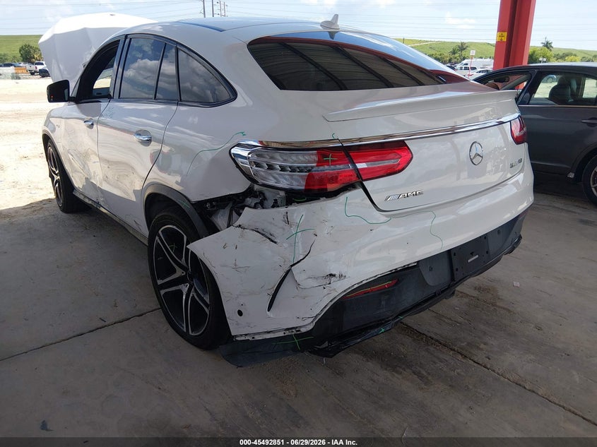 2019 Mercedes-benz Amg gle coupe VIN 4JGED6EB5KA142764 IAAI salvage auction — REAR END, Salvage Title, sold $18,600 on 2026-07-23 (photo 6)