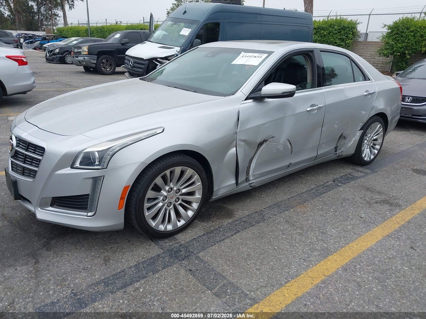2014 Cadillac Cts VIN 1G6AR5S39E0177882 IAAI salvage auction — SIDE, Salvage (California), sold $1,750 on 2026-07-19 (photo 2)