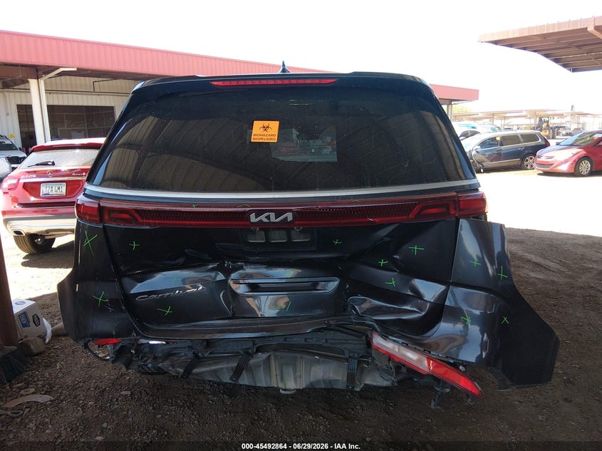 2022 Kia Carnival VIN KNDNB4H3XN6185149 IAAI salvage auction — REAR END, Salvage (Arizona), sold $8,500 on 2026-08-25 (photo 6)