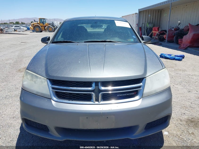 2013 Dodge Avenger VIN 1C3CDZAB1DN594018 IAAI salvage auction — NORMAL WEAR, Clear (California), sold $400 on 2026-08-01 (photo 6)