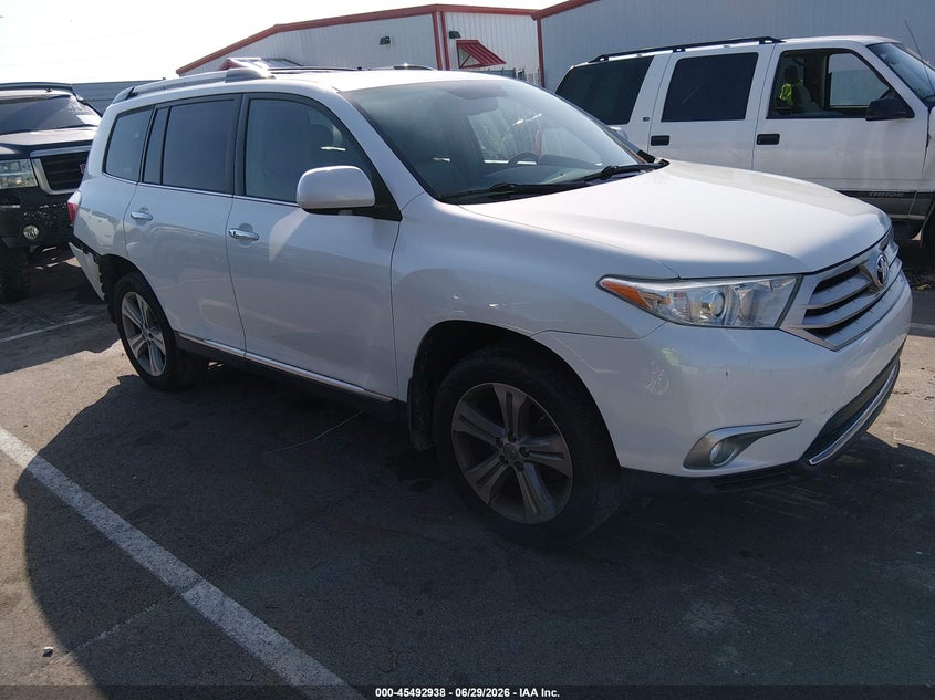 2013 Toyota Highlander VIN 5TDDK3EH2DS276842 IAAI salvage auction — REAR END, Salvage (Tennessee), sold $3,450 on 2026-07-18 (photo 1)