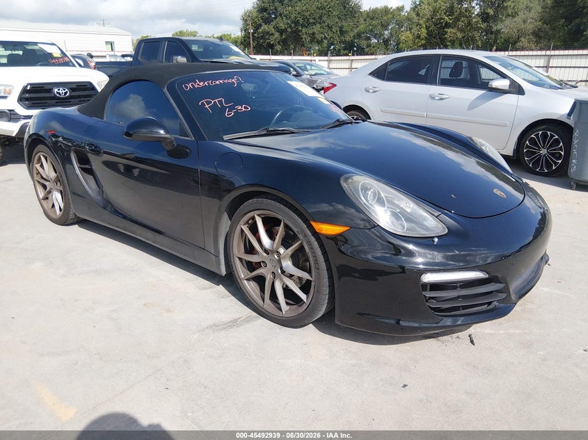 2013 Porsche Boxster VIN WP0CB2A81DS130287 — IAAI salvage auction photo