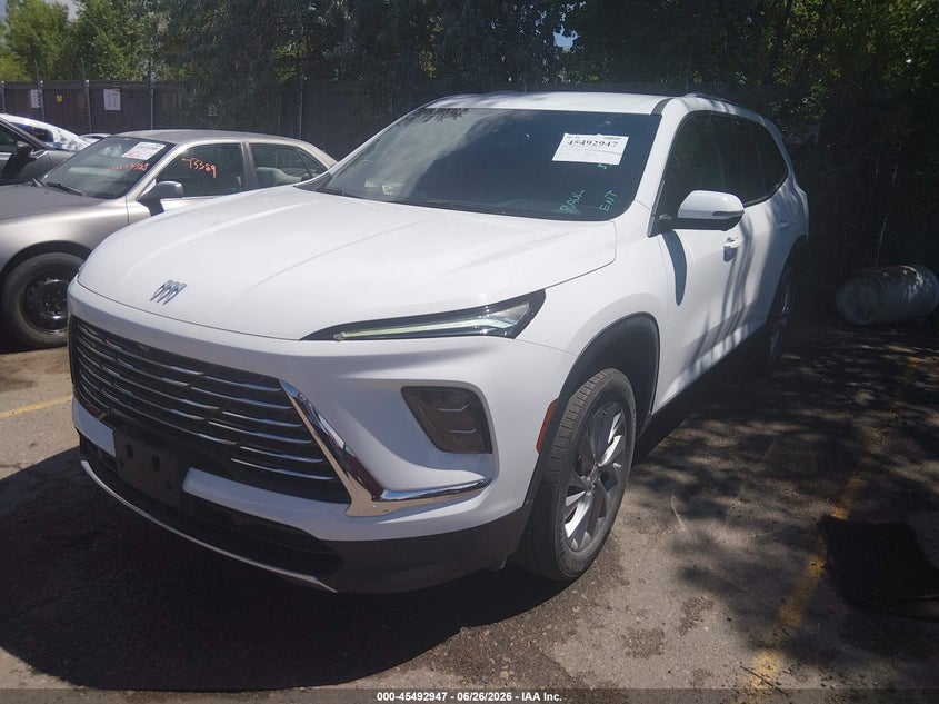 2025 Buick Enclave VIN 5GAEVARS0SJ268210 IAAI salvage auction — FRONT & REAR, Enterprise Vehicles Clear Only (Montana), sold $22,625 on 2026-07-14 (photo 2)